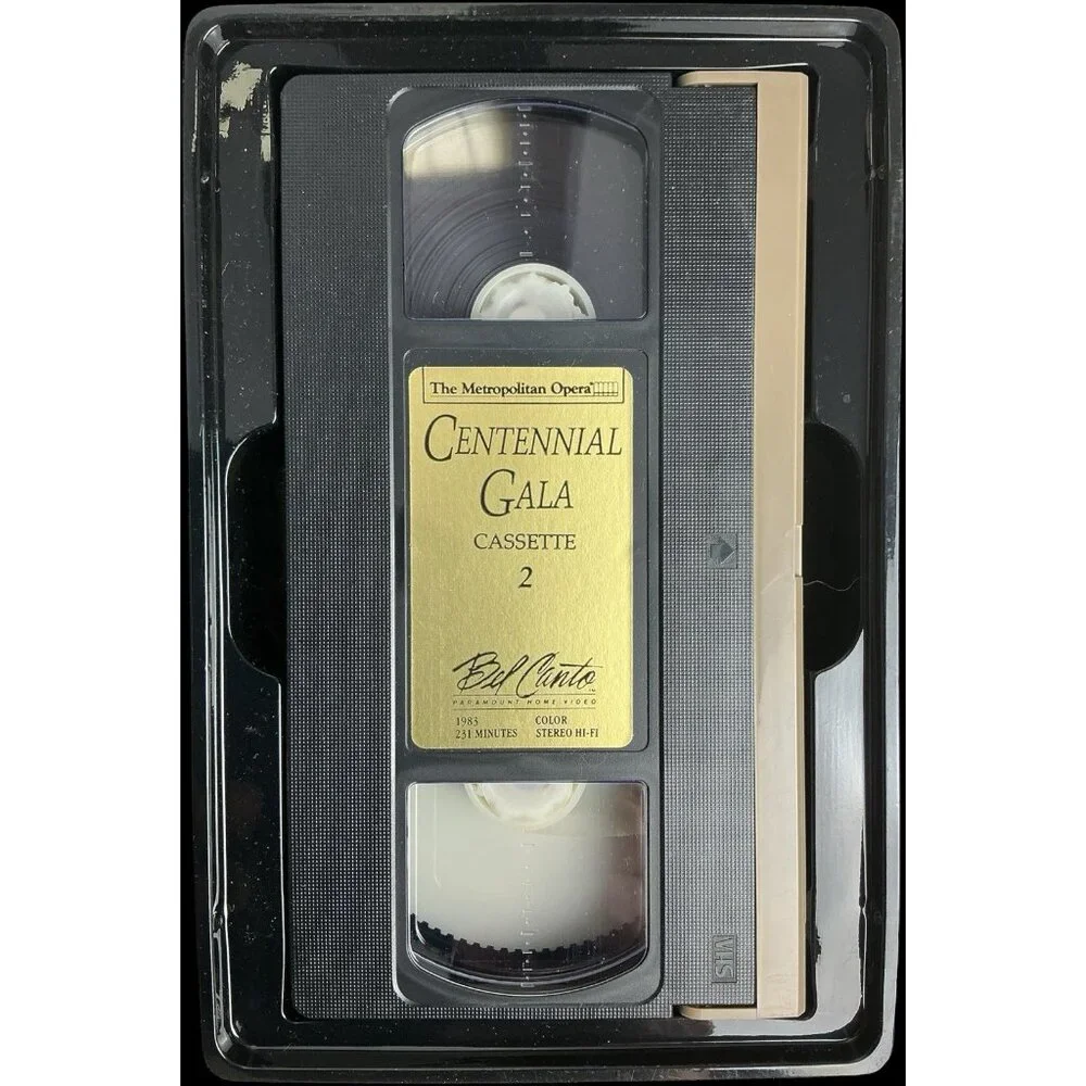 The Metropolitan Opera Centennial Gala (1983) 2 VHS Tape Set Performance